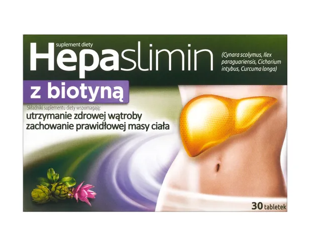 Hepaslimin z biotyną, tabletki, 30 szt.