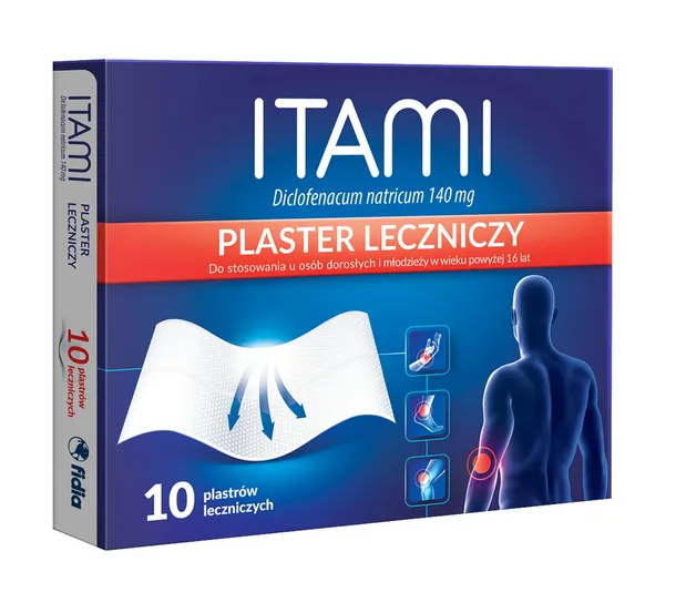 Itami, 140 mg, plastry lecznicze, - 1 sztuka