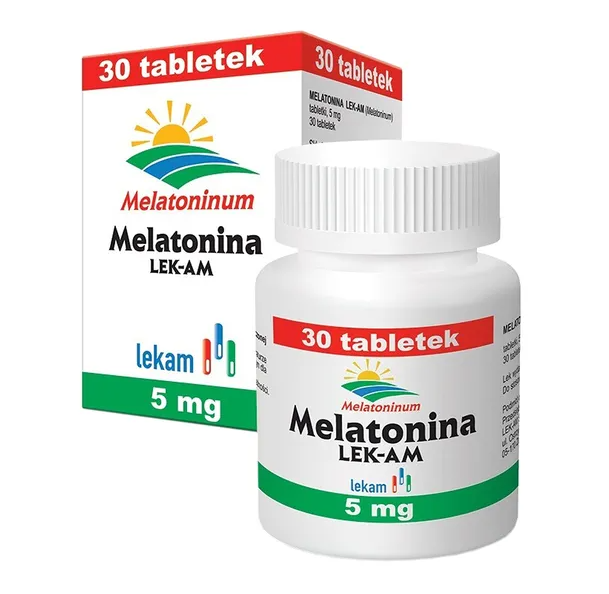 Melatonina, tabletki, 5 mg, (Lek-AM), 30szt