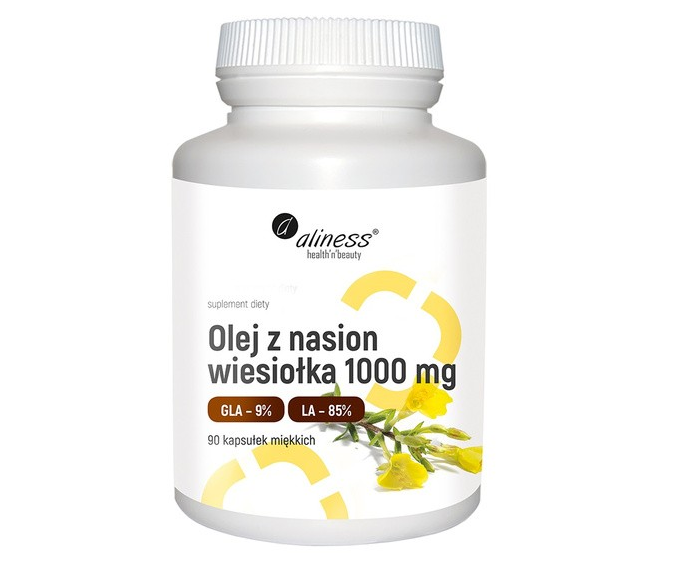 Aliness Olej z nasion wiesiołka 1000 mg, kapsułki, 90 szt.
