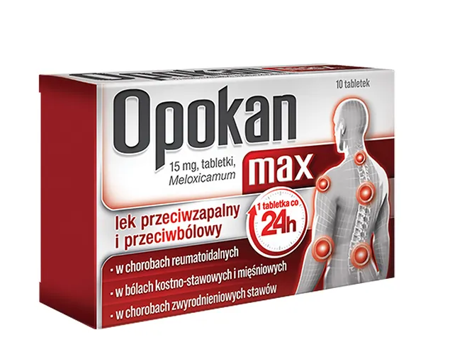 Opokan Max, 15 mg, tabletki, 10 szt.