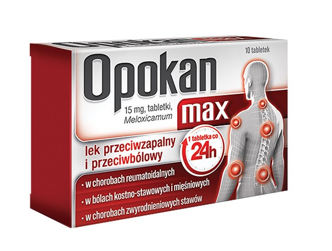 Opokan Max, 15 mg, tabletki,
