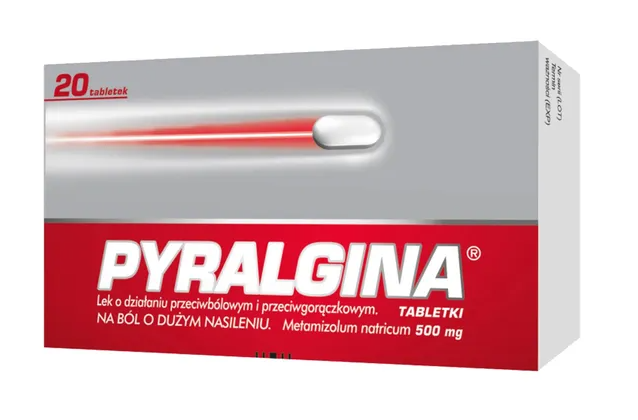 Pyralgina, 500 mg, tabletki, 20 szt.