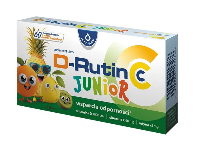 D-Rutin CC Junior, tabletki do ssania, 60 szt.