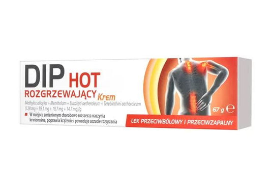Dip Hot Rozgrzewający, krem, 67 g