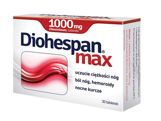 DIOHESPAN MAX 1000MG 30 TAB