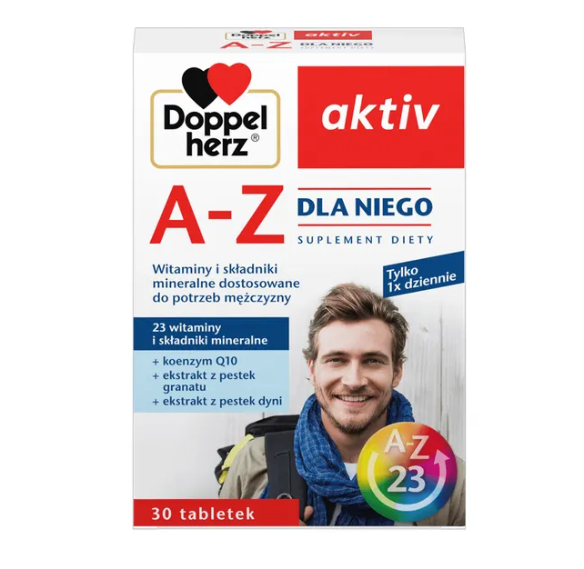 Doppelherz Aktiv A-Z Dla Niego, tabletki, 30 szt.