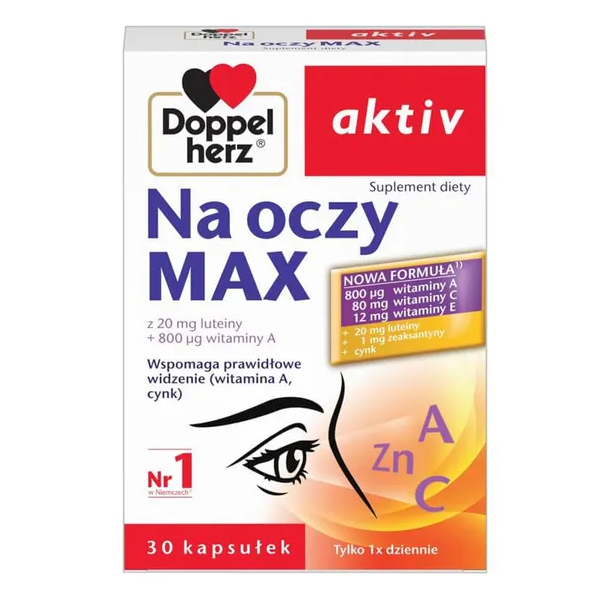 Doppelherz Aktiv Na oczy MAX, kapsułki, 30 szt