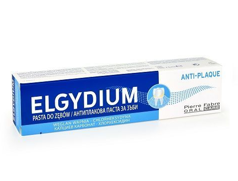 ELGYDIUM ANTI-PLAQUE antybakteryjna pasta do zębów 75 ml