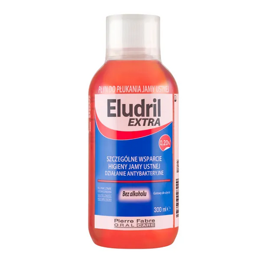 Eludril Extra, płyn do płukania jamy ustnej, 300 ml