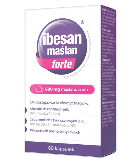 Ibesan maślan forte, kapsułki, 60 szt.