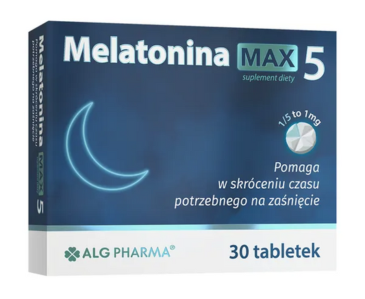 Alg Pharma Melatonina Max 5, tabletki, 30 szt.