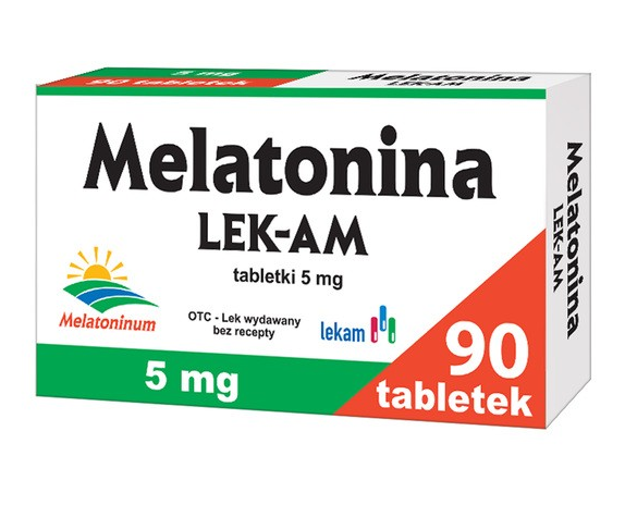 Melatonina Lek-AM, 5 mg, tabletki, 90 szt.
