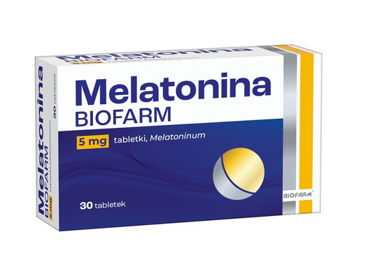 Melatonina Biofarm, 5 mg, tabletki, 30 szt.