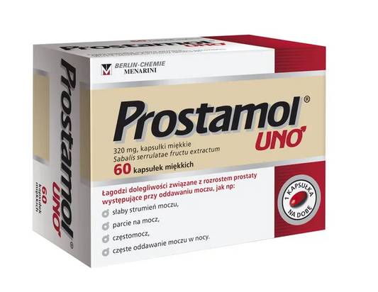 Prostamol Uno, 320 mg, kapsułki miękkie, 60 szt.