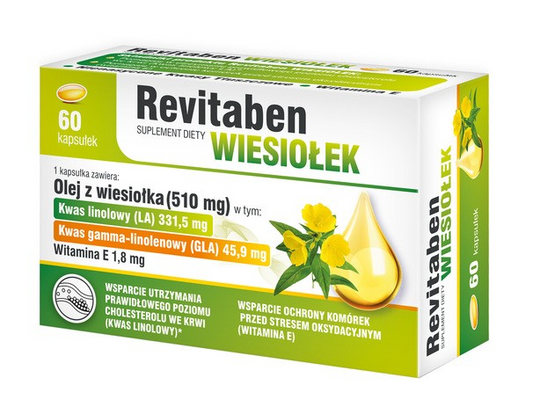 Revitaben Wiesiołek, kapsułki, 60 szt.