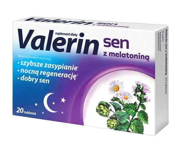 Valerin Sen z melatoniną, tabletki, 20 szt.