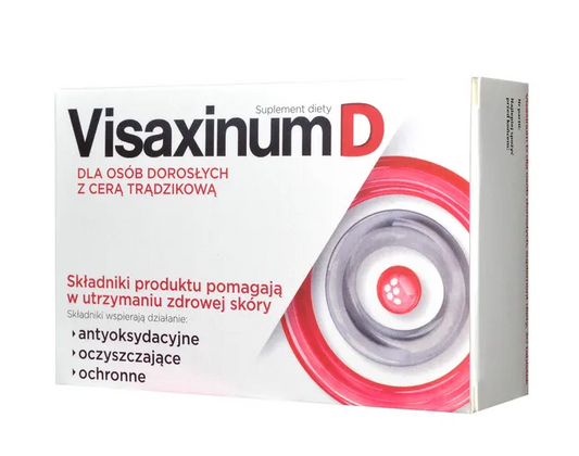 Visaxinum  dla osób dorosłych z cerą trądzikową, tabletki powlekane, 30 szt.