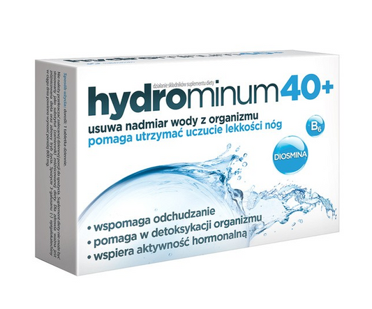 Hydrominum 40+, tabletki, 30 szt.