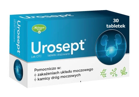 Urosept, tabletki drażowane, 30 szt.