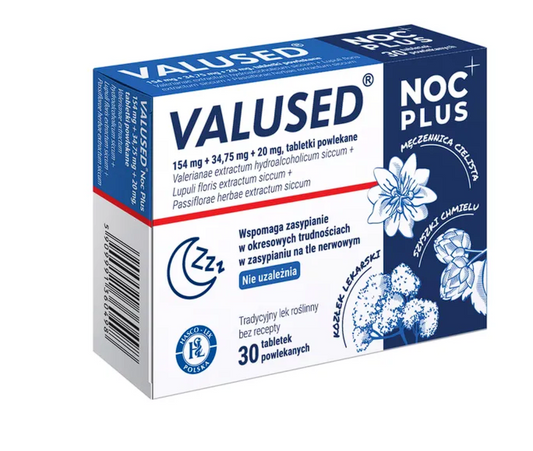 Valused Noc Plus, tabletki powlekane, 30 szt.